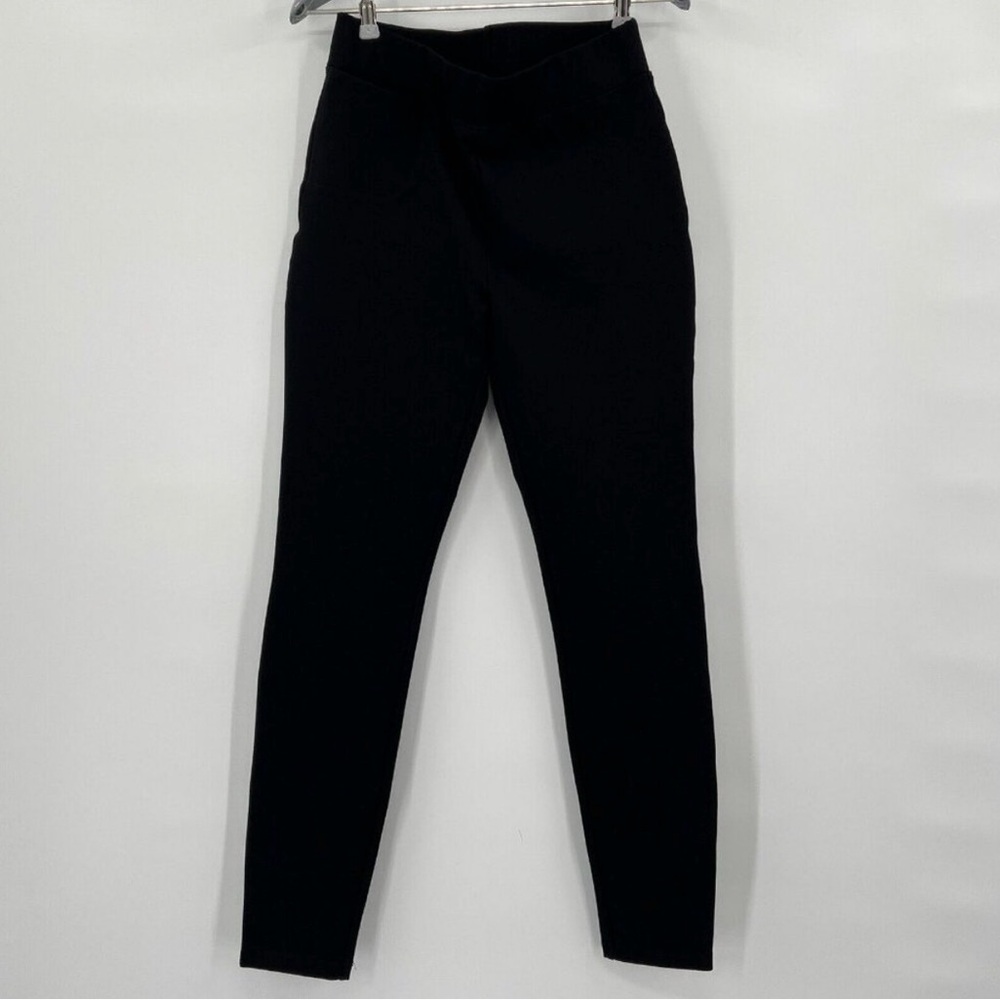 Quince Black Ponte Pants - Skinny Leg - M Petite - 24" Inseam - NWT - Picture 2 of 7